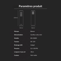 Gonfleur pneu filaire 12 V puissant