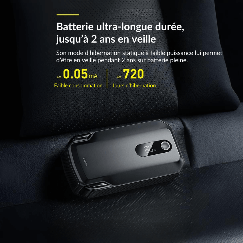 Chargeur voiture Baseus EnergyMax 160 W USB‑C PD QC5.0 PPS