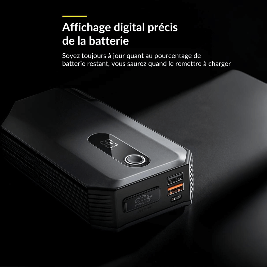 Chargeur voiture Baseus EnergyMax 160 W USB‑C PD QC5.0 PPS
