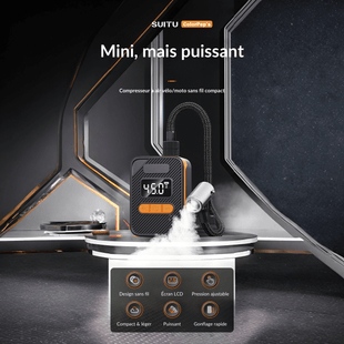 Mini gonfleur vélo électrique rechargeable