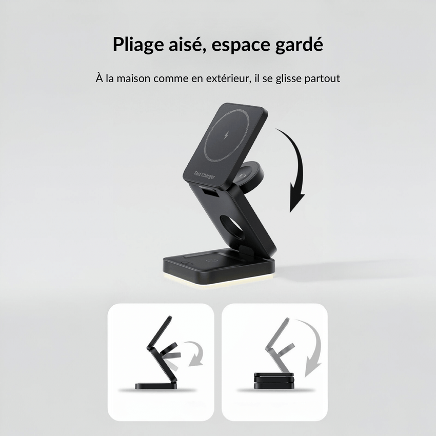 MagSafe magnetic wireless charger 15W / Qi2 25W for iPhone 12‑16 